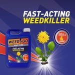 Weed & Go 5L すぐ使える除草剤 - 迅速作用する酢酸フォーミュラ、車道・小道・パティオの苔と雑草をコントロール（4時間で効果）